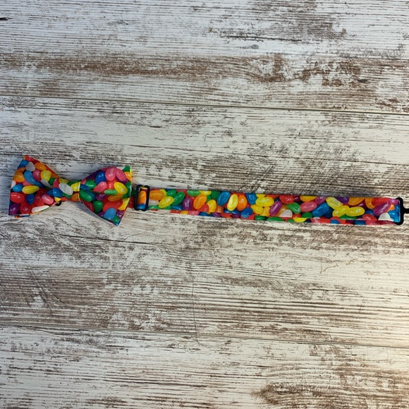 Child adjustable bow tie Easter bow tie spring tie candy bow tie Easter outfit - Picture 3 of 3